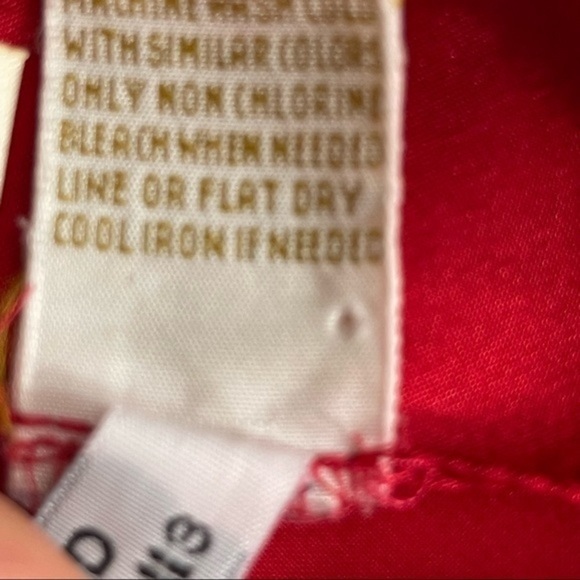 Victoria’s Secret Vintage Gold Label Scarlet Red Button Front Cami - Picture 7 of 8